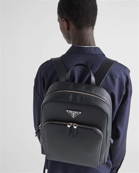 prada mens backpack leather|prada unisex backpack.